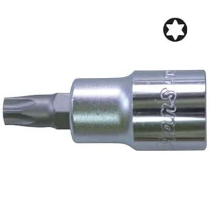 Hans Chrome Star Socket 1/2" T45 | Strong & Precise Fastening Tool
